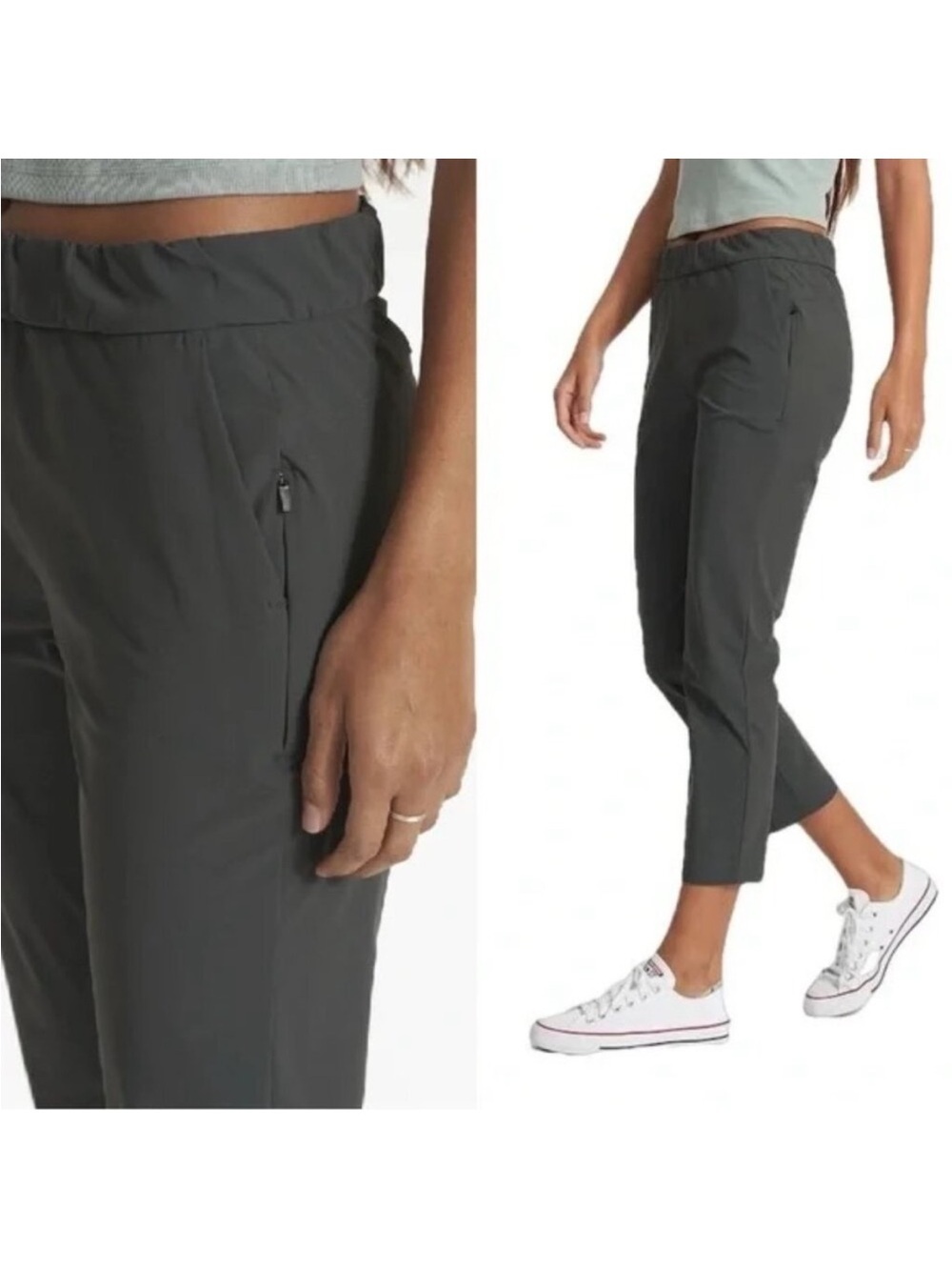 Vuori Miles Ankle Pants Straight Leg Cropped Size Small